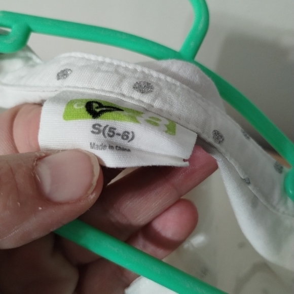 Girls Blouse with Polka Dots - Picture 3 of 4